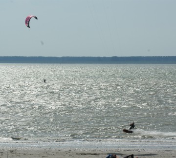 kitesurfen op Westerschelde