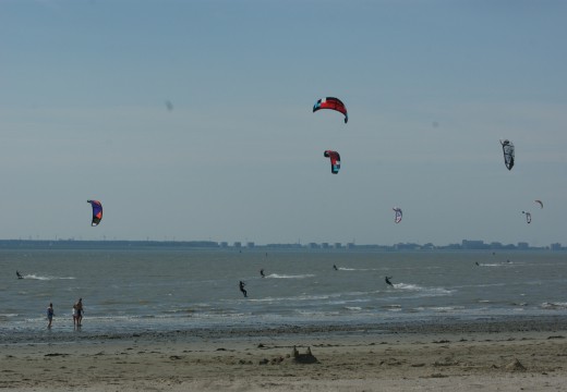 kitesurfen op Westerschelde