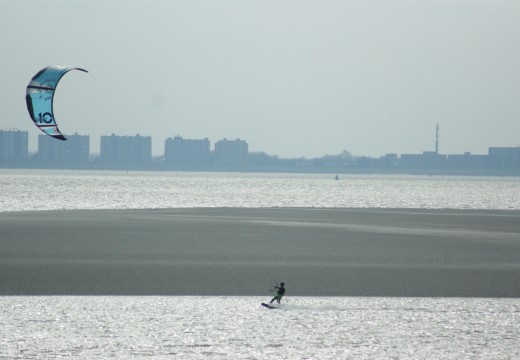 kitesurfen op Westerschelde