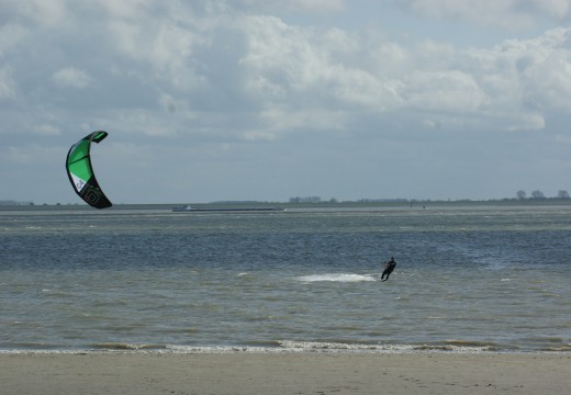 kitesurfen op Westerschelde